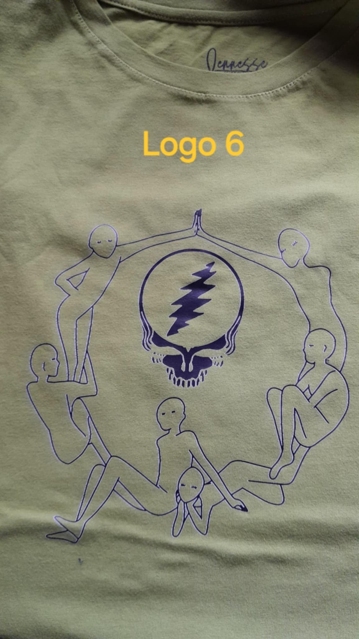 Single color Steal Your Face Design
